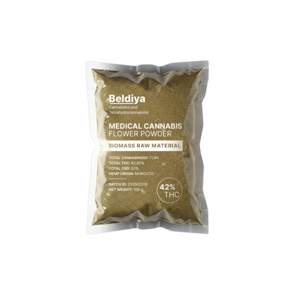 Medical Cannabis Flower Powder Raw Biomass